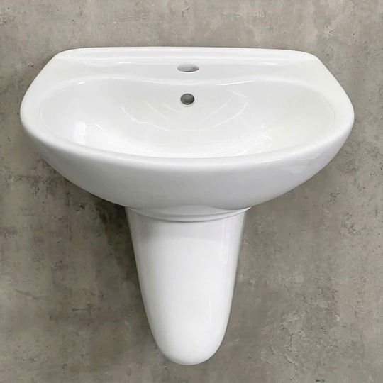 Bồn rửa tay sứ trắng